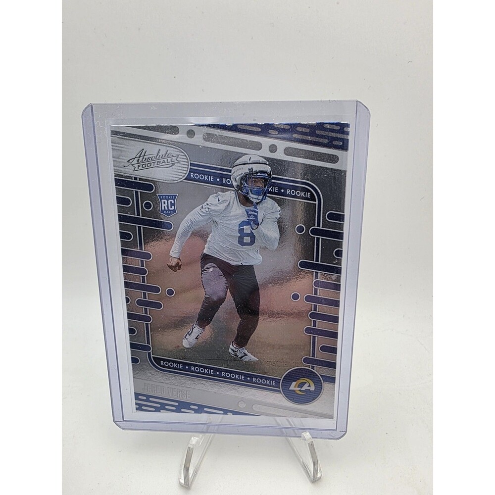 2024 PANINI ABSOLUTE JARED VERSE ROOKIE FOOTBALL CARD RAMS NFL #119 LA Rams RC